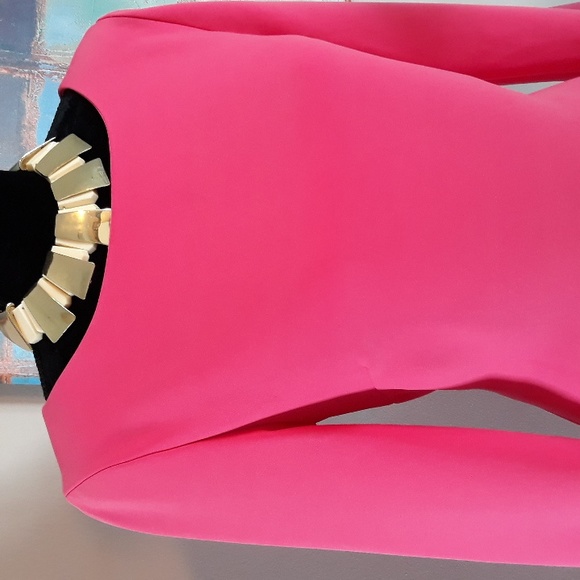 Sail To Sable Pink Ruffled Dress Size 8/ NWOT - Picture 3 of 12